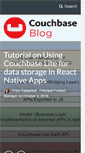 Mobile Screenshot of blog.couchbase.com